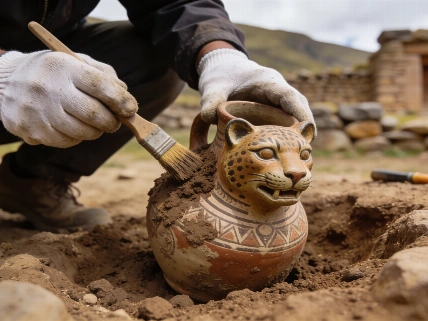 Puma-Headed Pottery Sheds Light on Rituals at Marcahuamachuco Science.Report
