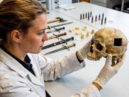 Medieval Skull Injuries at Visby Linked to Spiked Club Weapons Science.Report