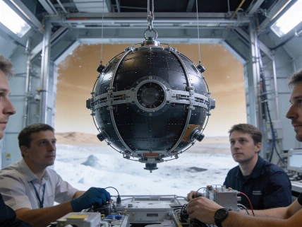 NASA Backs Spherical Aerobots to Probe Titan's Subsurface Caves Science.Report