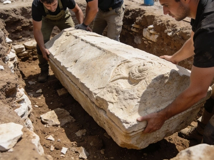Sealed Roman-Era Sarcophagus Excavated Intact in Cavtat, Croatia Science.Report