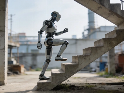 Deep Robotics DR02 Demonstrates Outdoor Stair Climbing in Field Test Science.Report