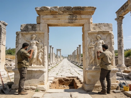 Excavation of Side's Monumental Street Reveals Centuries of Urban Change Science.Report
