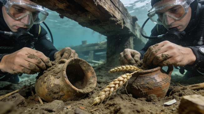 3,000-Year-Old Spelt and Pottery Found in Submerged Italian Settlement Science.Report