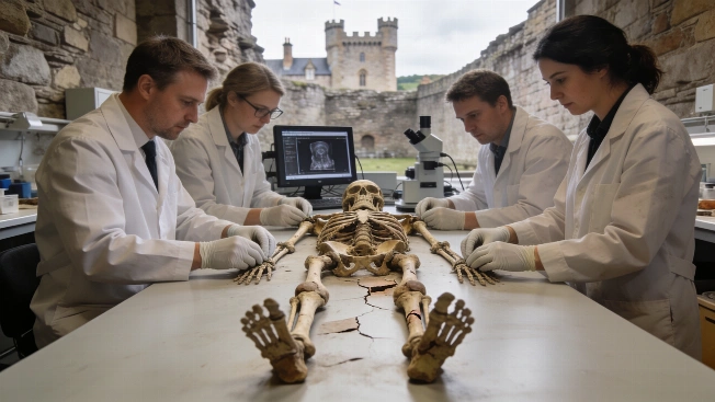 Medieval Skeleton at Stirling Castle Shows Unusual Siege Trauma Science.Report