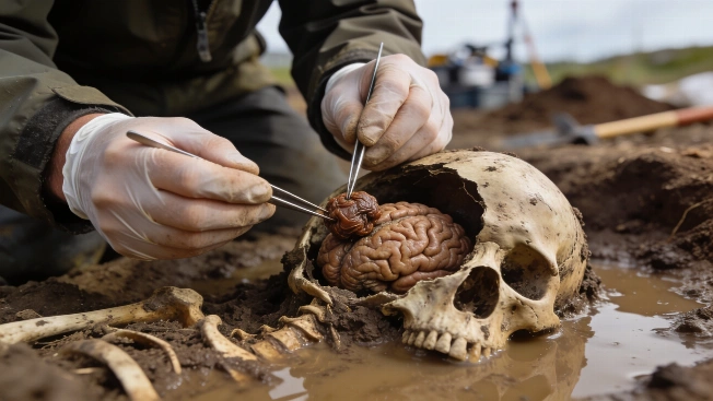 Ancient Human Brains Preserved by Unusual Chemical Pathway Science.Report