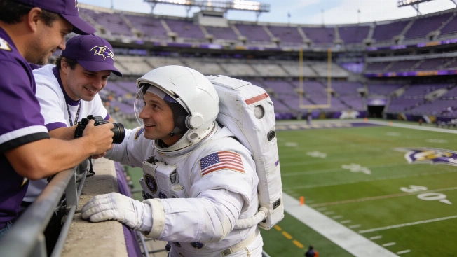 Reid Wiseman Brings Artemis II to Baltimore Ravens Fans Science.Report