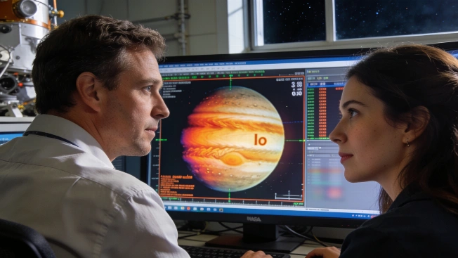 Juno Mission Probes Subsurface Heat on Jupiter's Volcanic Moon Io Science.Report