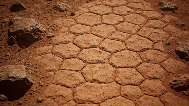 Curiosity Rover Detects Extensive Polygon Patterns in Martian Valley Science.Report
