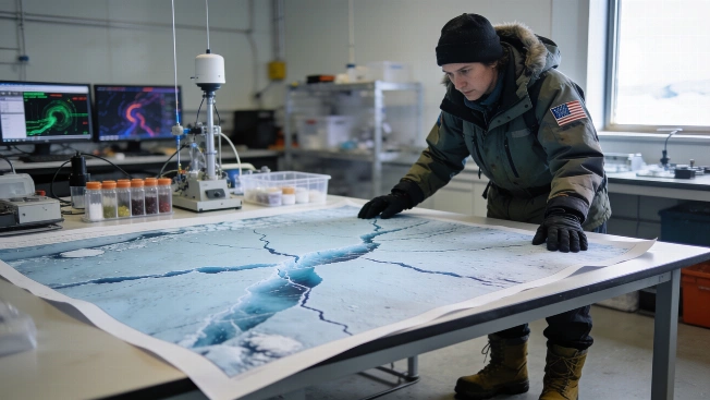 NISAR Satellite Data Reveals Antarctic Ice Fractures in Unprecedented Detail Science.Report