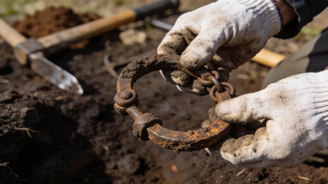Iron Shackles at Allonnes Reveal Evidence of Celtic Slavery Scince.Report