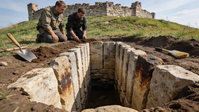 Heat-Scarred Shaft Found Beneath Essegvár Castle Walls in Hungary Science.Report