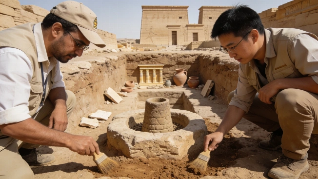 Ancient Memphis Excavation Reveals Residential Complex and Wine Press Science.Report
