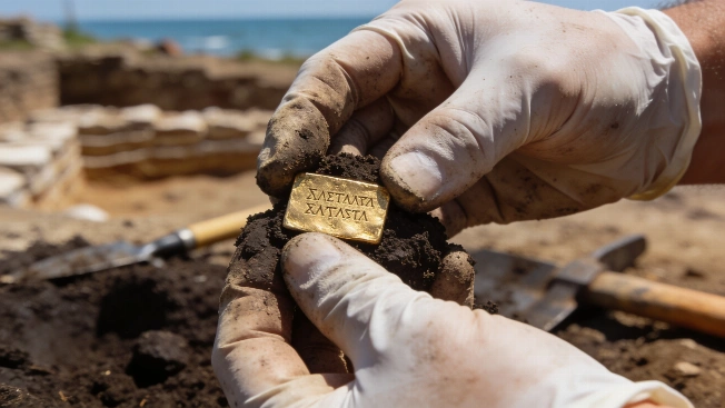 Gold Plaque Reveals Jupiter Dolichenus Worship at Apsaros Fort Science.Report