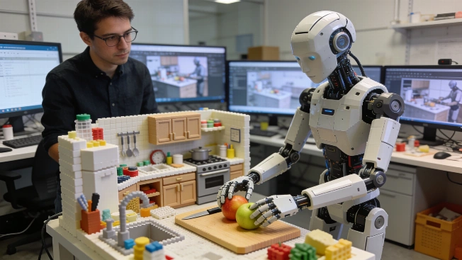 AI agents build complex 3D training worlds for robot learning Scince.Report
