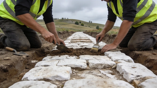 Roman Road Segment Uncovered on Swabian Alb Plateau Science.Report