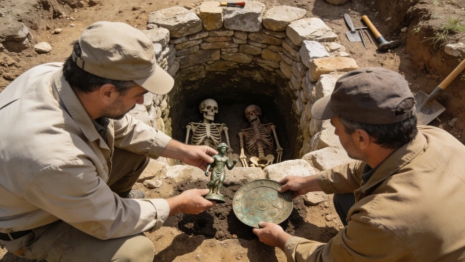 Etruscan Ritual Well With Bronze Offerings and Skeletons Uncovered Science.Report