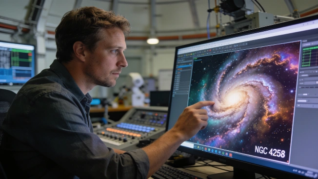 NASA Telescopes Reveal Unusual Extra Arms in Spiral Galaxy NGC 4258 Science.Report