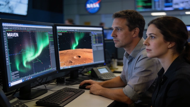 MAVEN Data Reveals Earth-Like Aurora Mechanism on Mars Science.Report