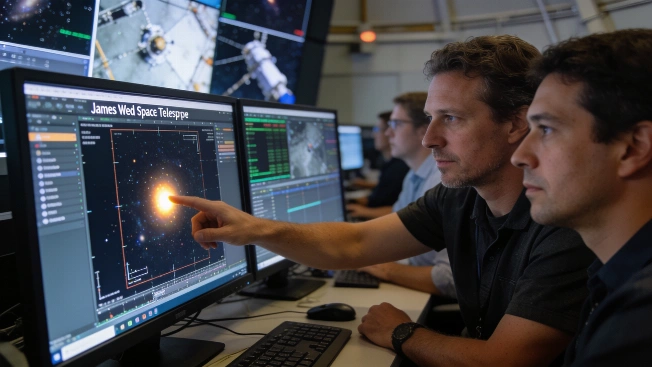 Webb Telescope Spots Candidate Black Hole Star in Early Universe Science.Report