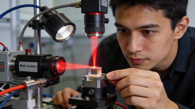Laser-Driven Nonlinear Dynamics Observed in Mott Insulators Science.Report