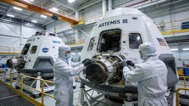 NASA Joins Artemis III Orion Crew and Service Modules for Lunar Mission Science.Report
