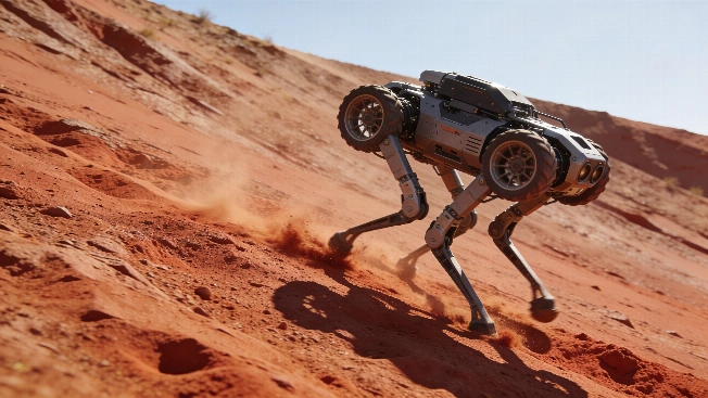 Lynx Wheel Legged Robot Tackles Desert Terrain in Field Test Science.Report