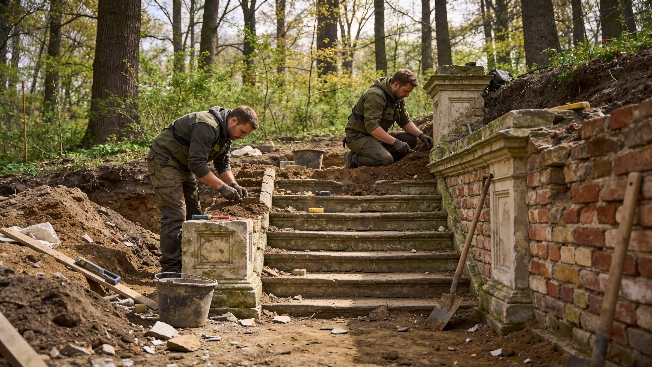 Nineteenth-Century Structures Uncovered Beneath Warsaw's Morysin Park Science.Report