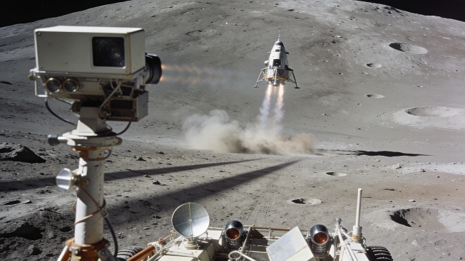 Apollo 15's Moon Liftoff Became Television's First From Another World Science.Report