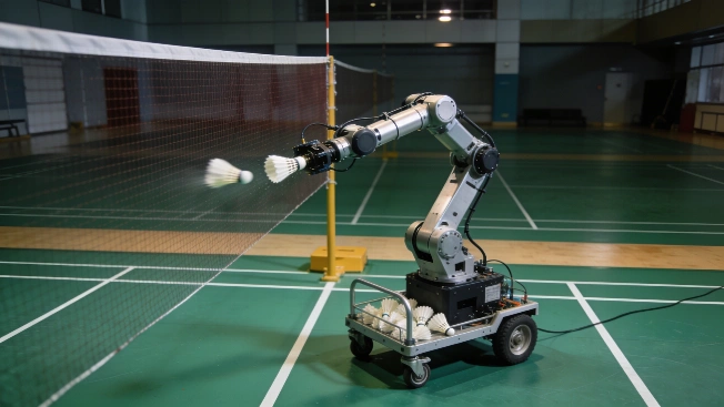 Industrial Robot Arm Repurposed for Automated Badminton Training Science.Report