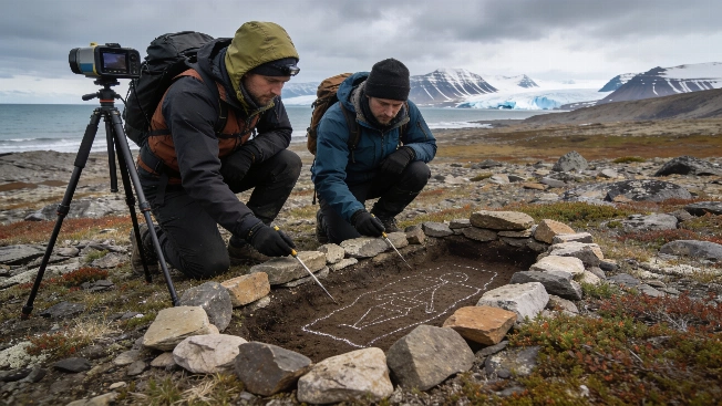 Stone-Lined Graves and Ship Timbers Documented in Arctic Svalbard Survey Science.Report