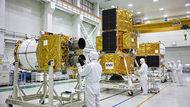 Japan Prepares MMX Spacecraft for Mars Moon Sample Return Launch Science.Report