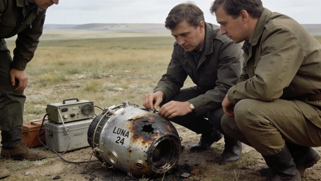 Luna 24's 1976 Moon Sample Return Marked End of Soviet Lunar Missions Science.Report