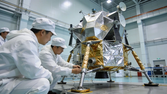 China Prepares Chang'e 7 for Complex Lunar South Pole Mission Science.Report