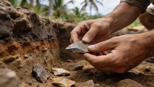 Stone Tools Reveal Early Human Technology Beyond Homo sapiens Science.Report
