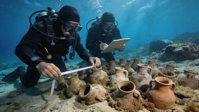 Ancient Shipwreck With Hundreds of Amphorae Found Near Andros Science.Report
