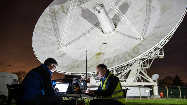 Radio Telescopes Track Space Debris in Geostationary Orbit Science.Report