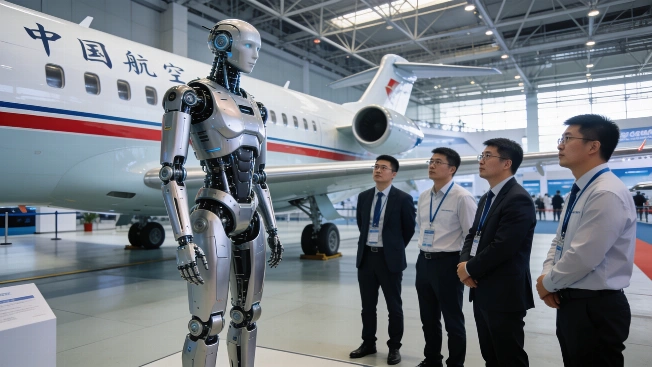 Chinese Robotics Firms Demonstrate Humanoids for Aviation and Security Tasks Science.Report