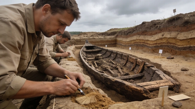 Rare Boat Burial Found at Poland's Chodlik Site Science.Report