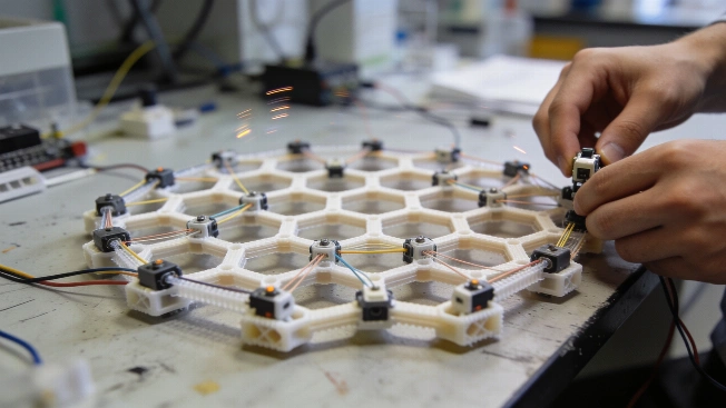 A robotic material finds its own rhythm across 37 units Science.Report