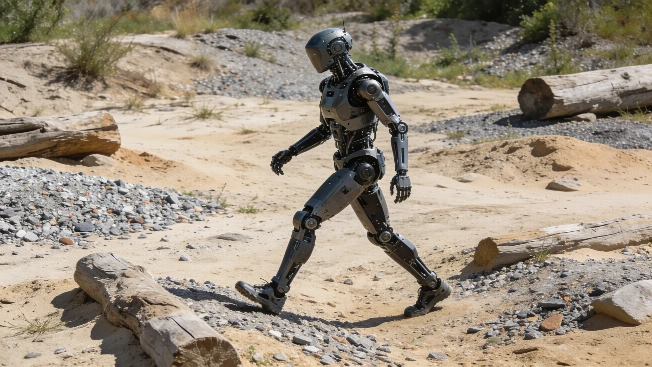 Humanoid Robot Learns to Walk on Real Terrain With Less Training Science.Report