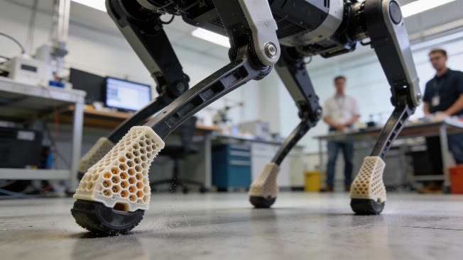 3D-Printed Porous Feet Cut Power Use in Quadruped Robot Tests Science.Report