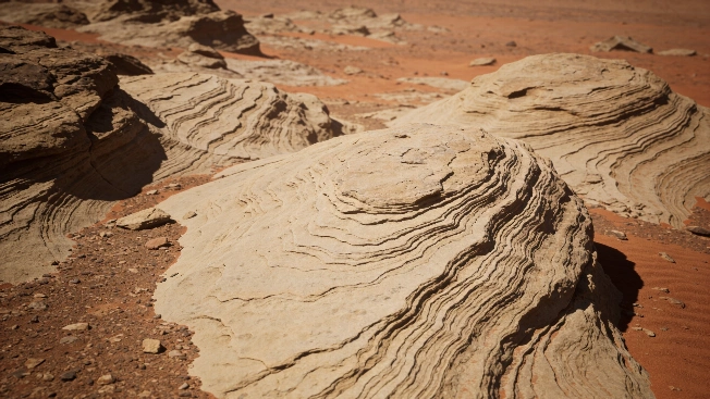 Curiosity Rover Reveals Ancient Sandstorm Evidence on Mars Science.Report