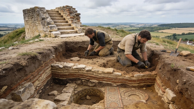 Excavation Reveals 1,500 Years of Settlement on Montbellant Hill Science.Report