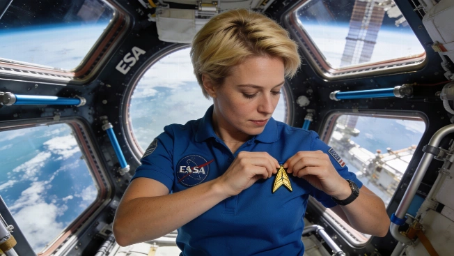 ESA astronaut honors Star Trek legacy aboard International Space Station Science.Report