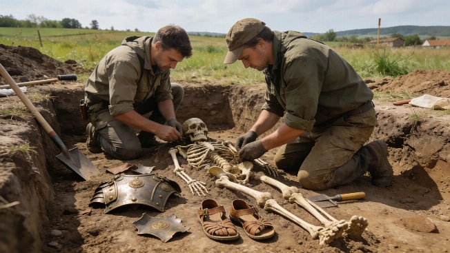 Roman Military Camp in Slovakia Reveals Unusual Soldier Burials Science.Report