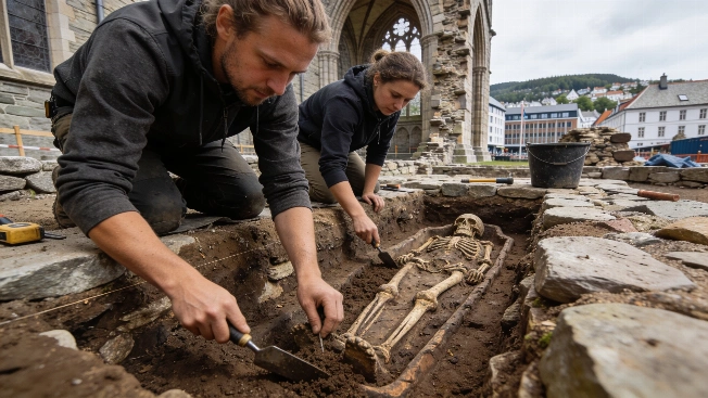 Excavation of Nonneseter Monastery Reveals Medieval Burials in Bergen Science.Report