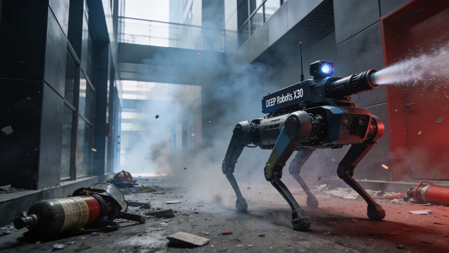 DEEP Robotics Deploys Quadruped Robots for Hazardous Fire Response Science.Report