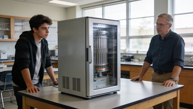 Room Temperature Quantum Computer Heads to Public High School Science.Report