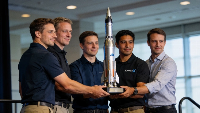 SpaceX Falcon 9 landing team wins Neil Armstrong Space Prize Science.Report