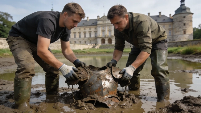 Rare 19th-Century Cavalry Armor Recovered from Polish Palace Moat Science.Report